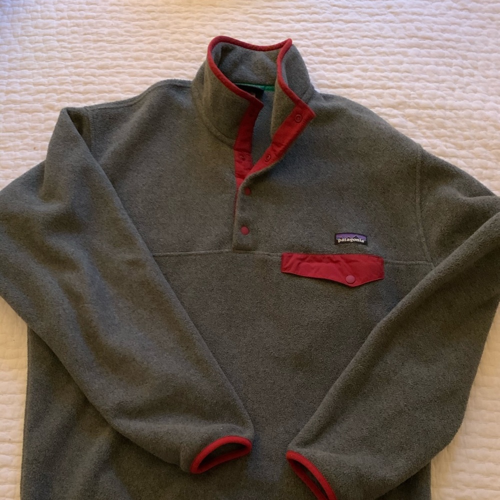Men’s Patagonia Pullover Grey Fleece